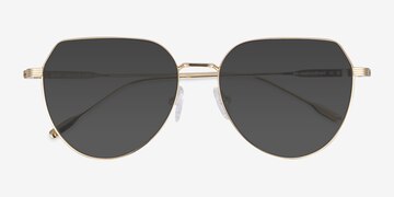Doré Riva -  Métal Lunettes de soleil