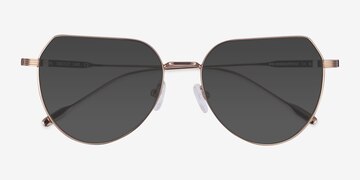 Or rose Riva -  Métal Lunettes de soleil