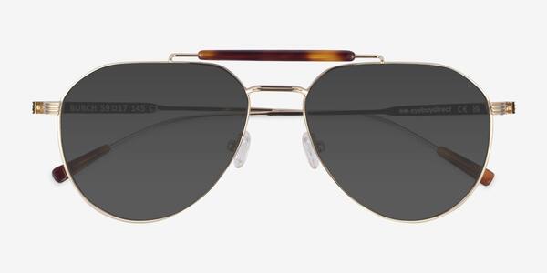 Gold Tortoise Burch -  Métal Lunettes de soleil