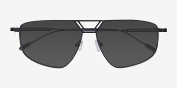 Noir Beamon -  Métal Lunettes de soleil