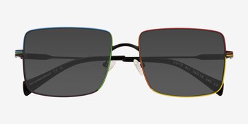Rainbow Black Unite All -  Métal Lunettes de soleil