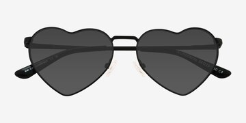 Noir Wonderful -  Métal Lunettes de soleil