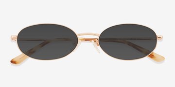 Or rose Graham -  Métal Lunettes de soleil