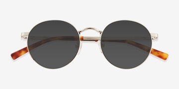 Argenté Rex -  Métal Lunettes de soleil