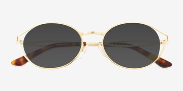 Gold St Clair -  Metal Sunglasses