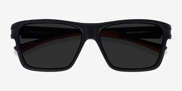Black & Red Win -  Plastique Lunettes de soleil