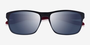 Matte Blue Red Kick -  Plastique Lunettes de soleil
