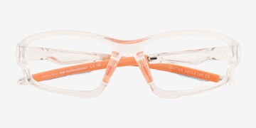 Clear Orange Matter -  Plastic Eyeglasses