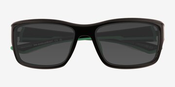 Noir Ion -  Plastique Lunettes de soleil