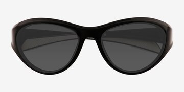 Shiny Black Bedrock -  Plastique Lunettes de soleil