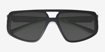 Noir Rodgers -  Plastique Lunettes de soleil