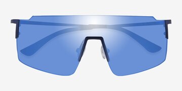 Navy Ward -  Metal Sunglasses