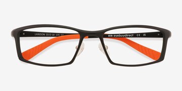 Matte Black Landon -  Aluminium Alloy Eyeglasses