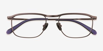 Matte Purple Rampage -  Metal Eyeglasses