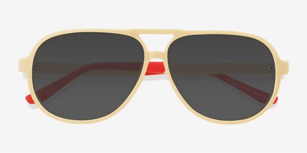 Cream Steelman -  Eco-friendly Sunglasses