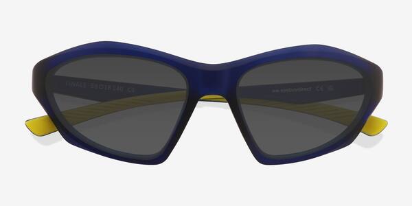 Blue Finale -  Plastic Sunglasses