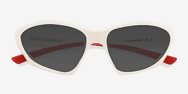White Finale - Plastic Sunglasses White Finale - Plastic Sunglasses