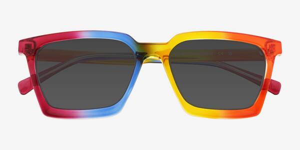 Rainbow Orange Own It -  Plastic Sunglasses