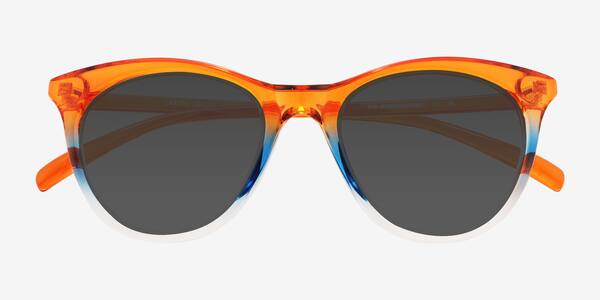 Rainbow Orange Cartel -  Plastique Lunettes de soleil