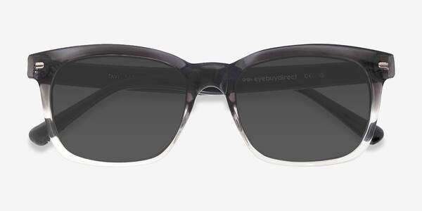 Gray Clear Tavi -  Plastic Sunglasses