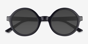 Noir Wylie -  Plastique Lunettes de soleil