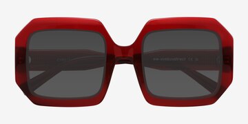Red Cyrille -  Acetate Sunglasses
