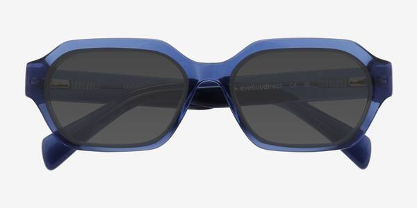 Bleu Collins -  Acétate Lunettes de soleil