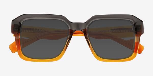Gray Orange Fenix -  Acétate Lunettes de soleil