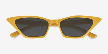 Jaune Inspira -  Plastique Lunettes de soleil