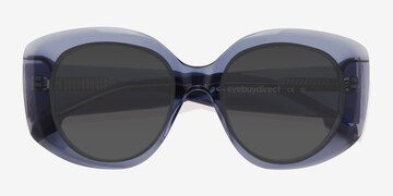 Clear Blue Pascale -  Acétate Lunettes de soleil