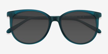 Teal Sun Bardot -  Acétate Lunettes de soleil