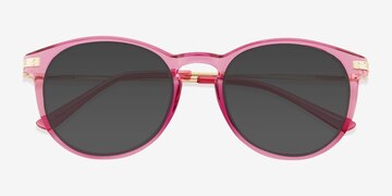 Clear Purple Monroe -  Plastic, Metal Lunettes de soleil