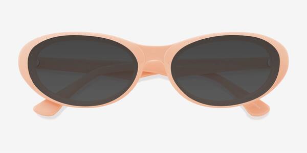 Solid Peach Varo -  Acetate Sunglasses