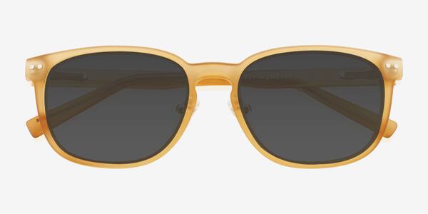 Matte Yellow Yippee -  Plastic Sunglasses