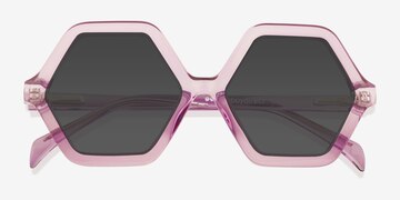 Purple Razzle -  Plastic Sunglasses