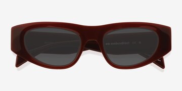 Burgundy Alcott -  Alternative Materials Sunglasses