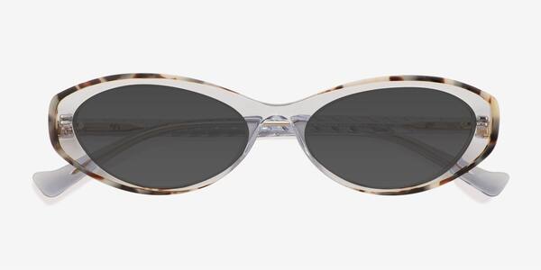 Ivory Tortoise Blue Basset -  Acetate Sunglasses