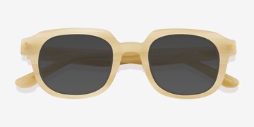 Striped Cream Shaw -  Acétate Lunettes de soleil