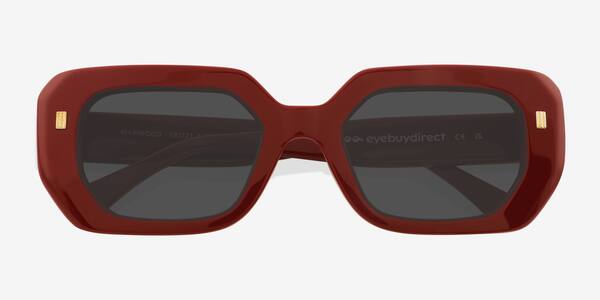 Red Marwood -  Acetate Sunglasses
