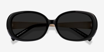 Noir Lauren -  Vintage Acetate, Metal Lunettes de soleil