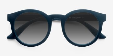 Matte Blue Oasis -  Plastique Lunettes de soleil