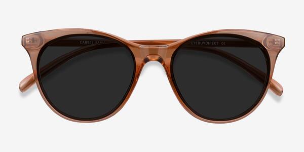 Clear Brown Cartel -  Plastique Sunglasses