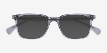 Clear Gray Luck -  Acetate Sunglasses