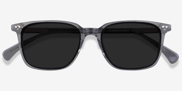 Clear Gray Luck -  Acetate Sunglasses