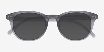 Gris Hidden -  Vintage Plastique Lunettes de soleil