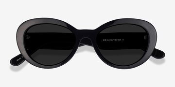 Noir Elle -  Vintage Acétate Lunettes de soleil