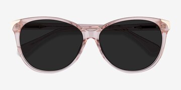 Clear Pink Lima -  Acetate Sunglasses