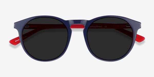 Navy & Red Monument -  Acétate Sunglasses