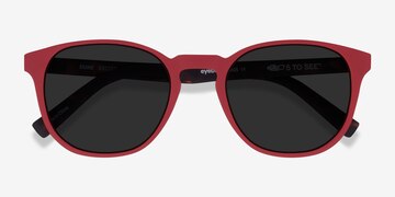 Crimson & Warm Tortoise Dune -  Plastic Sunglasses