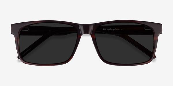 Brown Striped Sun Sydney -  Acetate Sunglasses